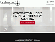 Tablet Screenshot of bullseyecarpetcleaning.com